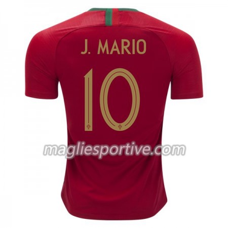 Completo Calcio Portogallo J.Mario 10 Divisa Prima Mondiali 2018